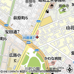 愛知県名古屋市昭和区川原通7丁目2-2周辺の地図