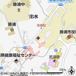 ガスト勝浦店周辺の地図