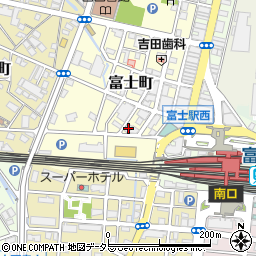 静岡県富士市富士町6-3周辺の地図