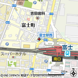富士グリーンホテル周辺の地図