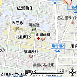 東リ株式会社　名古屋営業所周辺の地図