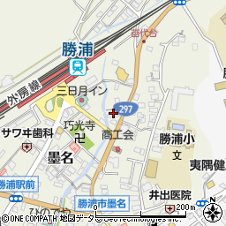 千葉興業銀行勝浦支店 ＡＴＭ周辺の地図