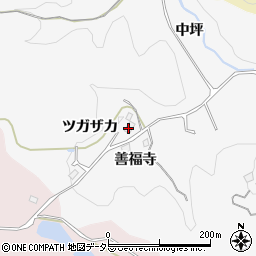 愛知県豊田市小峯町ツガザカ周辺の地図