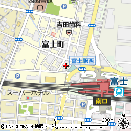 静岡県富士市富士町7周辺の地図
