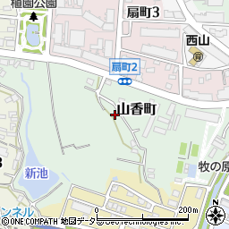 愛知県名古屋市名東区山香町216周辺の地図