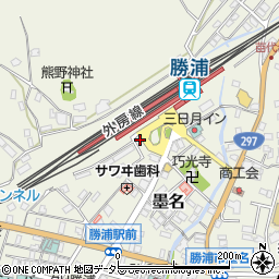 勝浦駅前観光案内所公衆トイレ周辺の地図