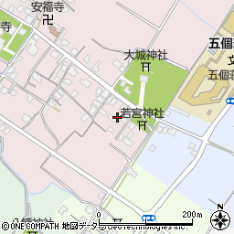 滋賀県東近江市五個荘金堂町86周辺の地図