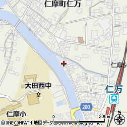 島根県大田市仁摩町仁万上本429-4周辺の地図