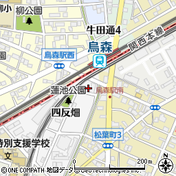 愛知県名古屋市中川区烏森町四反畑122周辺の地図