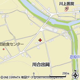 島根県大田市川合町川合出岡1135-1周辺の地図