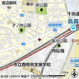 愛知県名古屋市中村区烏森町8丁目228周辺の地図