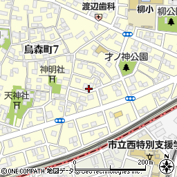 愛知県名古屋市中村区烏森町8丁目1105周辺の地図