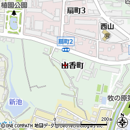 愛知県名古屋市名東区山香町350周辺の地図