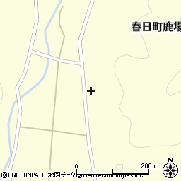 兵庫県丹波市春日町鹿場758周辺の地図