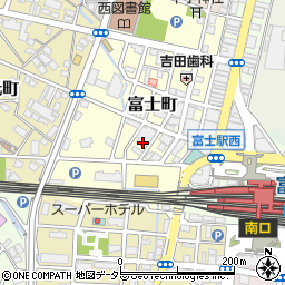 静岡県富士市富士町5周辺の地図