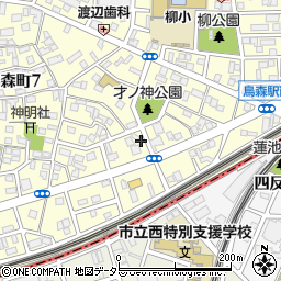 愛知県名古屋市中村区烏森町8丁目1202周辺の地図