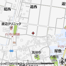 愛知県愛西市佐屋町周辺の地図