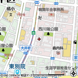社団法人愛知県私立保育園連盟　事務所周辺の地図