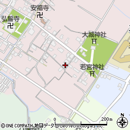 滋賀県東近江市五個荘金堂町197周辺の地図
