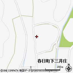 兵庫県丹波市春日町下三井庄457周辺の地図