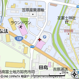 静岡県富士市八代町周辺の地図