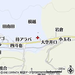 愛知県豊田市足助白山町柿ケ田周辺の地図