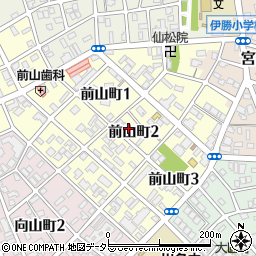 愛知県名古屋市昭和区前山町周辺の地図
