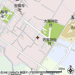 滋賀県東近江市五個荘金堂町83周辺の地図