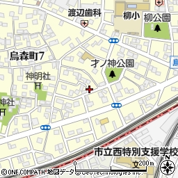 愛知県名古屋市中村区烏森町8丁目1002周辺の地図