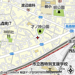 愛知県名古屋市中村区烏森町8丁目1201周辺の地図