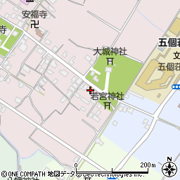 滋賀県東近江市五個荘金堂町79周辺の地図
