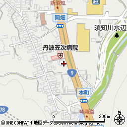 京都府船井郡京丹波町須知町裏周辺の地図