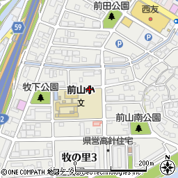 愛知県名古屋市名東区牧の里周辺の地図