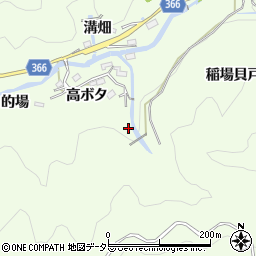 愛知県豊田市二タ宮町小田口周辺の地図
