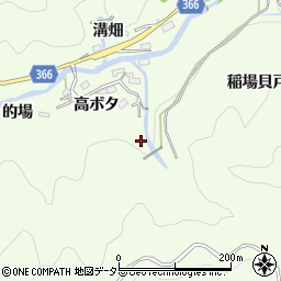 愛知県豊田市二タ宮町（小田口）周辺の地図