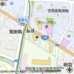 静岡県富士市依田原周辺の地図