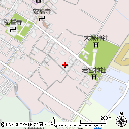 滋賀県東近江市五個荘金堂町197-2周辺の地図