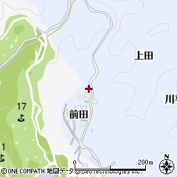 愛知県豊田市葛町上田周辺の地図