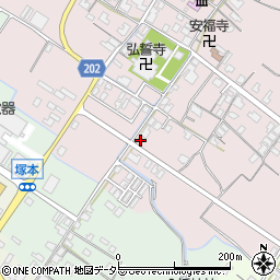 滋賀県東近江市五個荘金堂町567周辺の地図