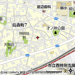 愛知県名古屋市中村区烏森町8丁目1113周辺の地図
