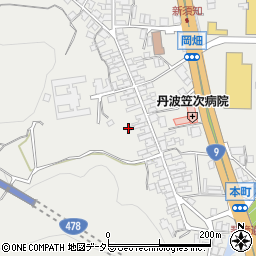 京都府京丹波町（船井郡）須知（本垣内）周辺の地図