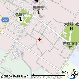 滋賀県東近江市五個荘金堂町177周辺の地図