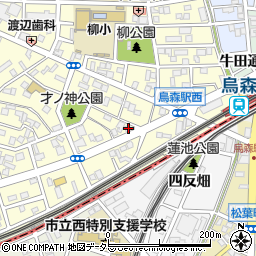 愛知県名古屋市中村区烏森町8丁目501周辺の地図