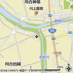 島根県大田市川合町川合出岡1175-5周辺の地図