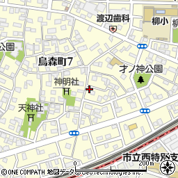 愛知県名古屋市中村区烏森町8丁目1111周辺の地図