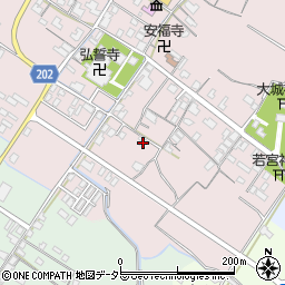 滋賀県東近江市五個荘金堂町544周辺の地図