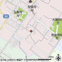 滋賀県東近江市五個荘金堂町539周辺の地図