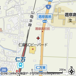 島根県大田市仁摩町仁万八幡777周辺の地図