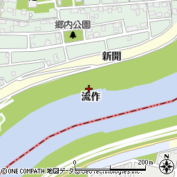 愛知県名古屋市中川区富田町大字万場流作周辺の地図