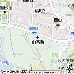 愛知県名古屋市名東区山香町312周辺の地図